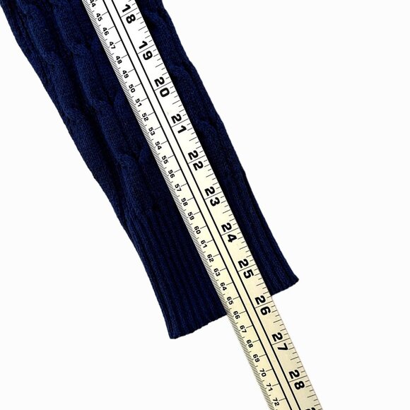 St. John's Bay - women’s V Neck Long Sleeve Pullover Sweater - Blue - Medium - Picture 6 of 12